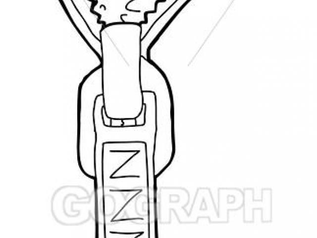 640x480 Zipper Clipart Cartoon