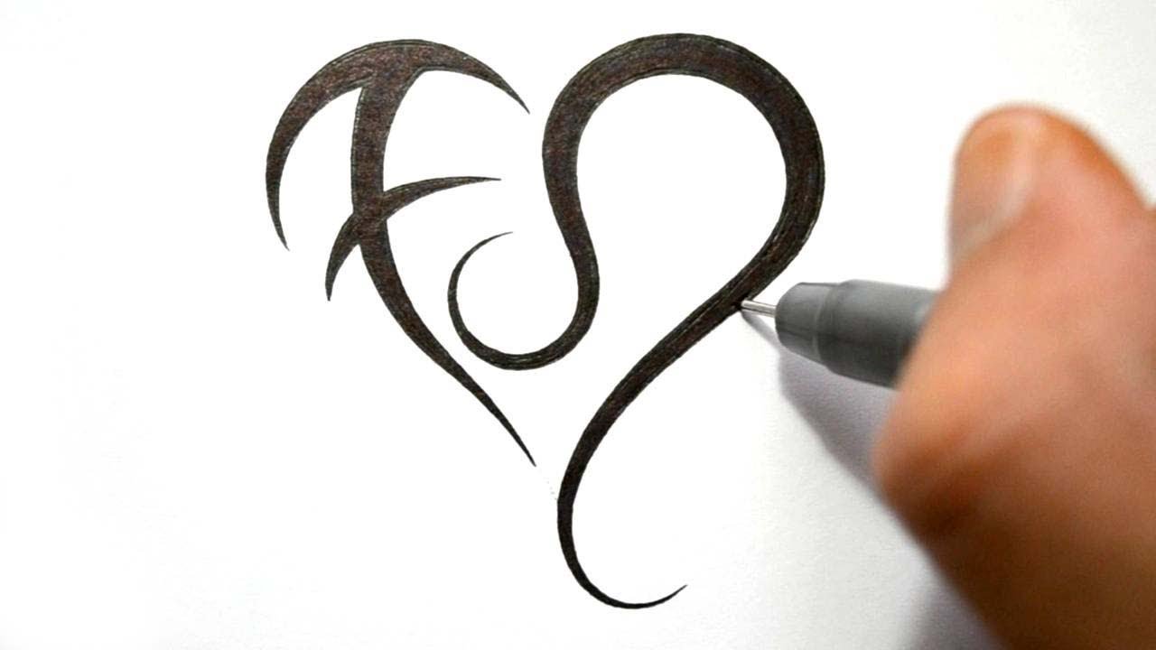 1280x720 How To Draw A Heart With Zodiac Symbols