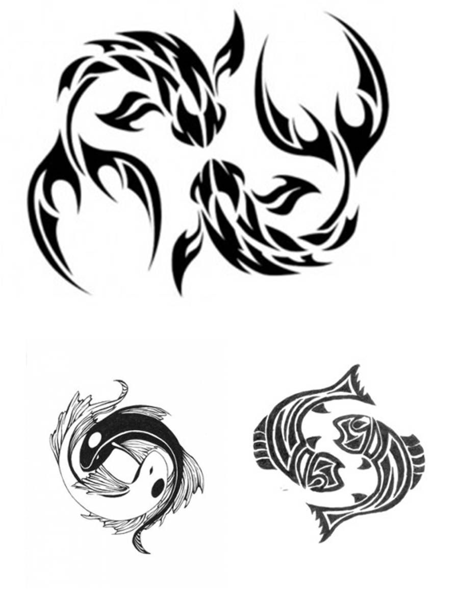 896x1204 pisces tattoos great design for zodiac tattoos tribal pisces