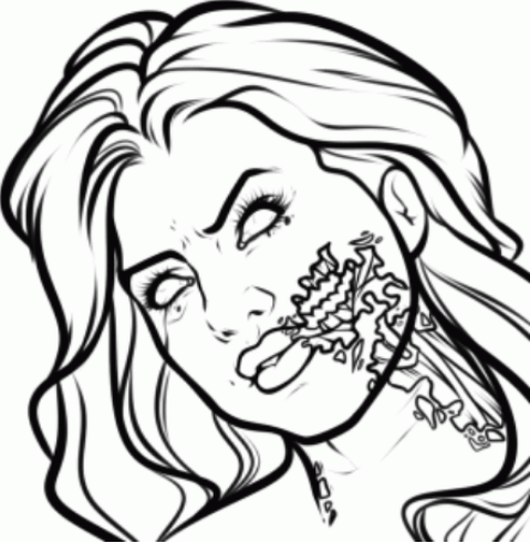 479x491 How To Draw Cartoon Zombie Of Selena Gomez