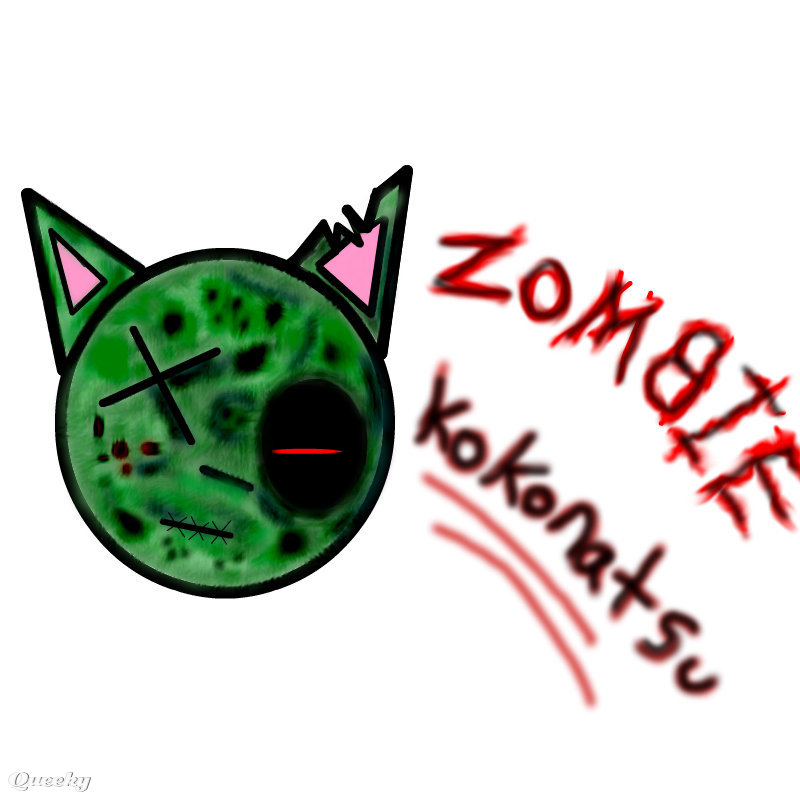 800x800 Zombie Cat An Animals Speedpaint Drawing