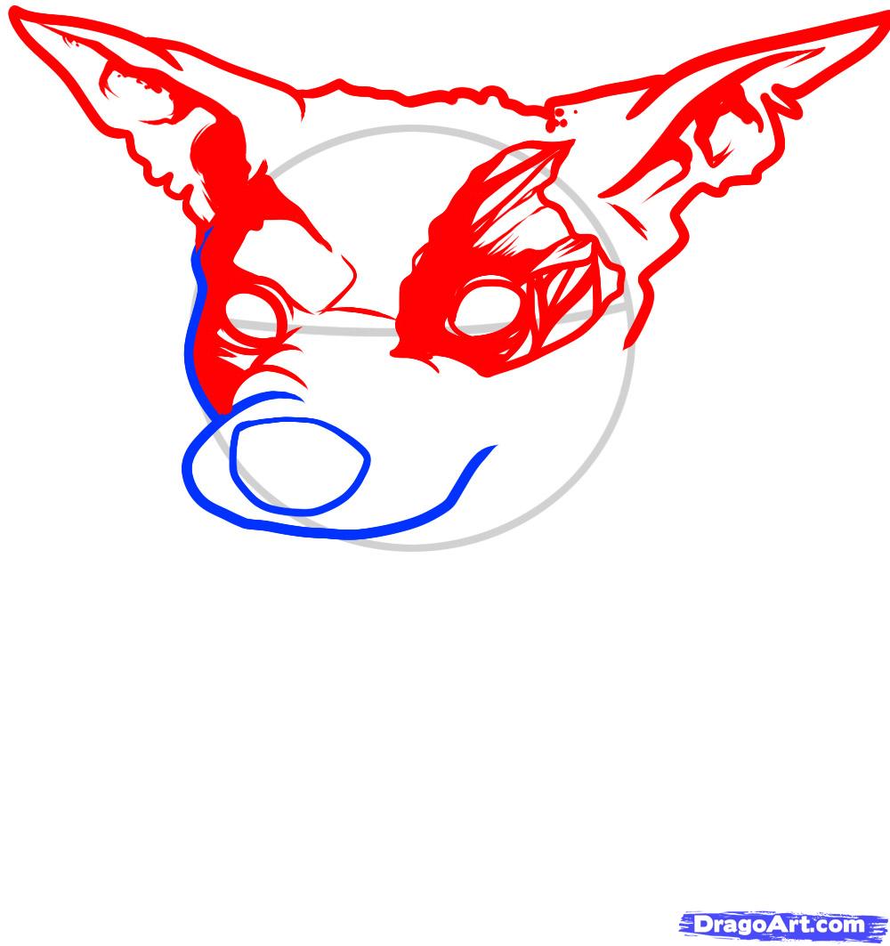 1000x1063 How To Draw A Zombie Dog, Zombie Dog, Step