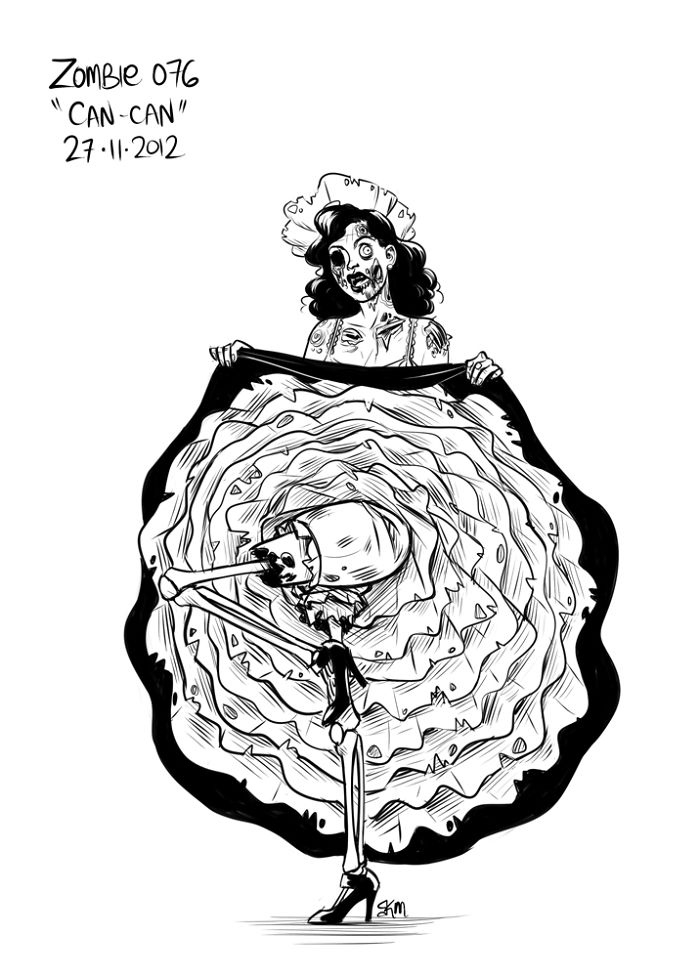 700x977 Zombie A Day Challenge I Spent Days Drawing Zombies Bored Panda