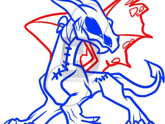 640x480 Easy Zombie Drawing Step