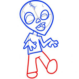 302x302 How To Draw How To Draw A Zombie For Kids