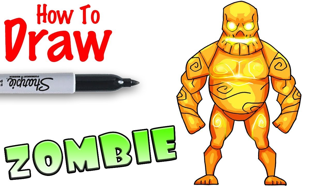 1280x720 How To Draw The Big Zombie Fortnite