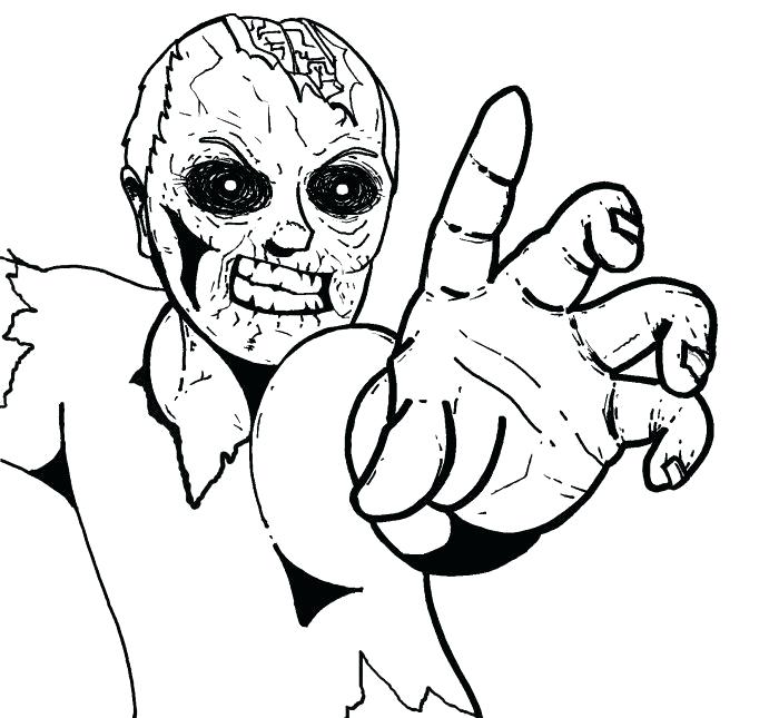 700x645 Zombie Coloring Pictures Zombie Coloring Pages A Plants Vs Zombies