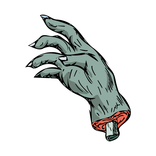 630x630 Zombie Monster Hand Drawing