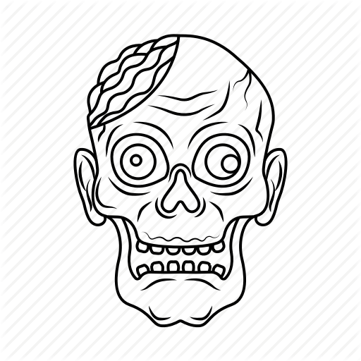 512x512 Dead, Face, Halloween, Smile, Smiley, Undead, Zombie Icon