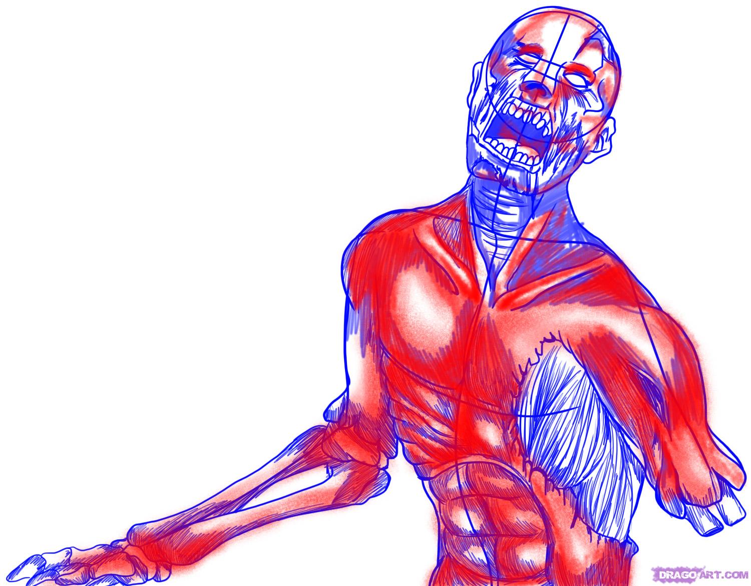 1500x1170 Draw A Zombie Face, Step
