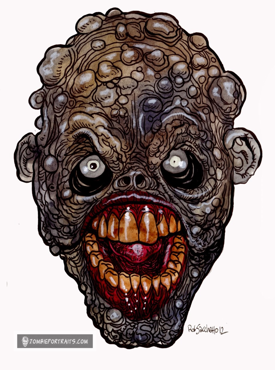 920x1238 heads of the living dead ew, zombie wart face!