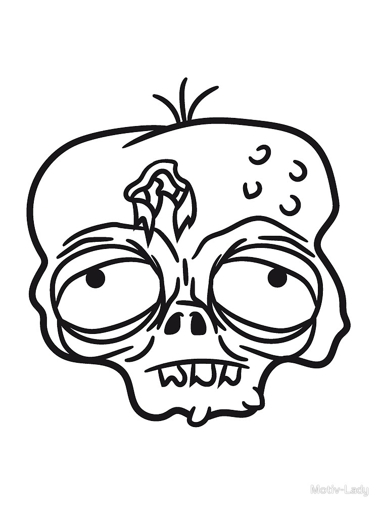 750x1000 Sad Tired Bored Silly Zombie Face Head Undead Horror Monster