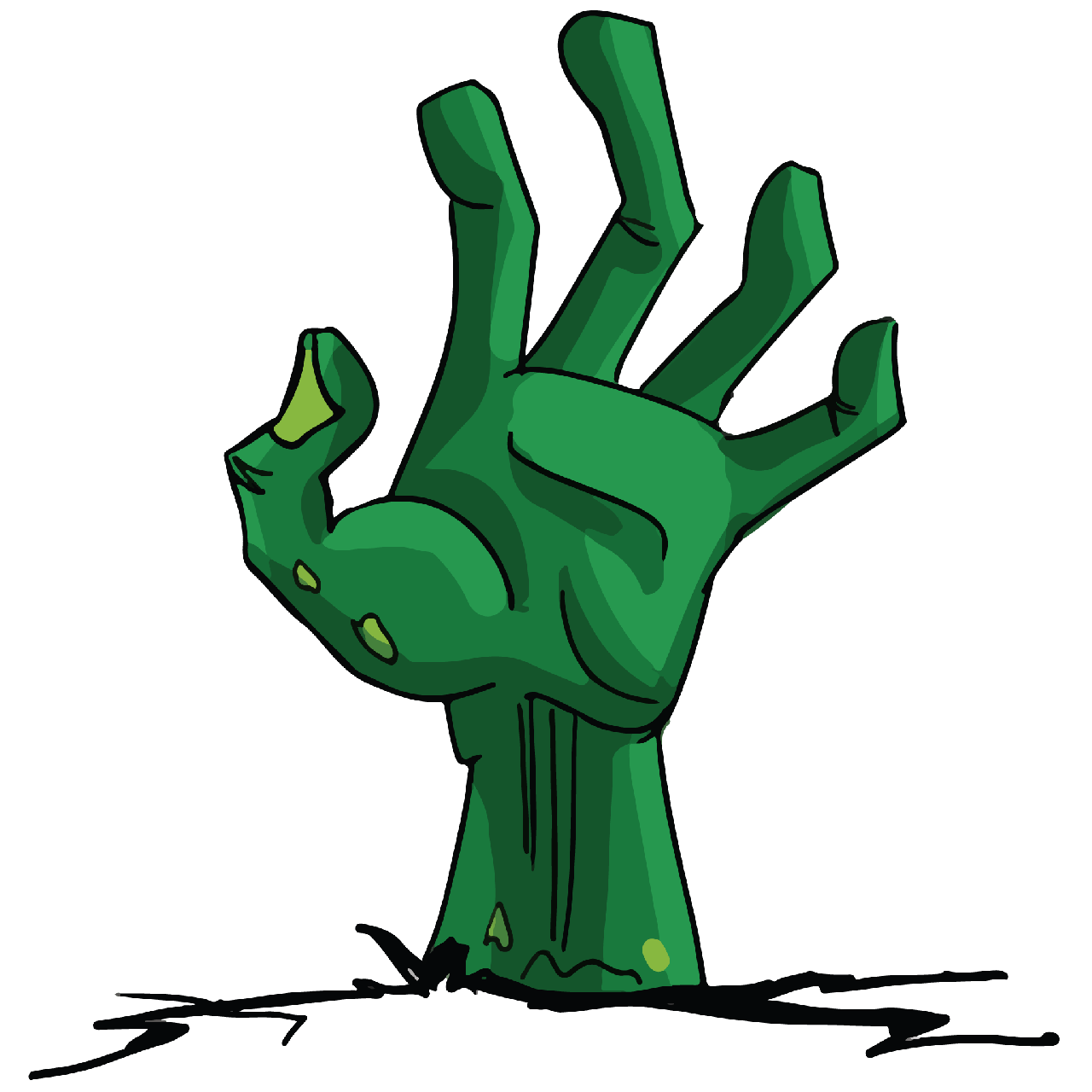 1280x1280 Zombie Hands Transparent Png Clipart Free Download