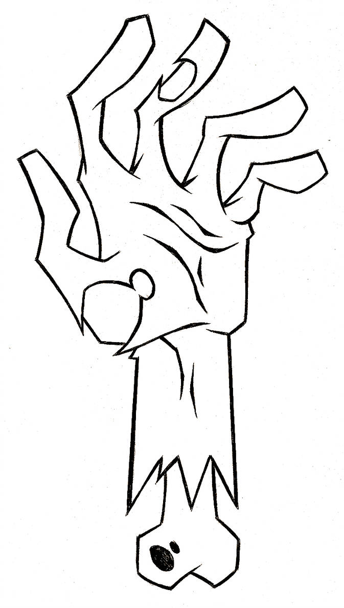673x1187 Zombie Hand