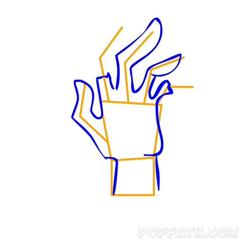 800x800 How To Draw A Zombie Hand Pop Path