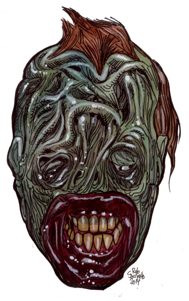 628x1000 Drop Dead Ugly Zombie Head