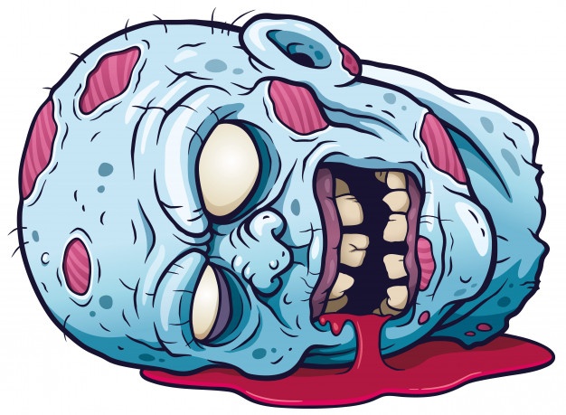 626x459 Zombie Head Vector Premium Download
