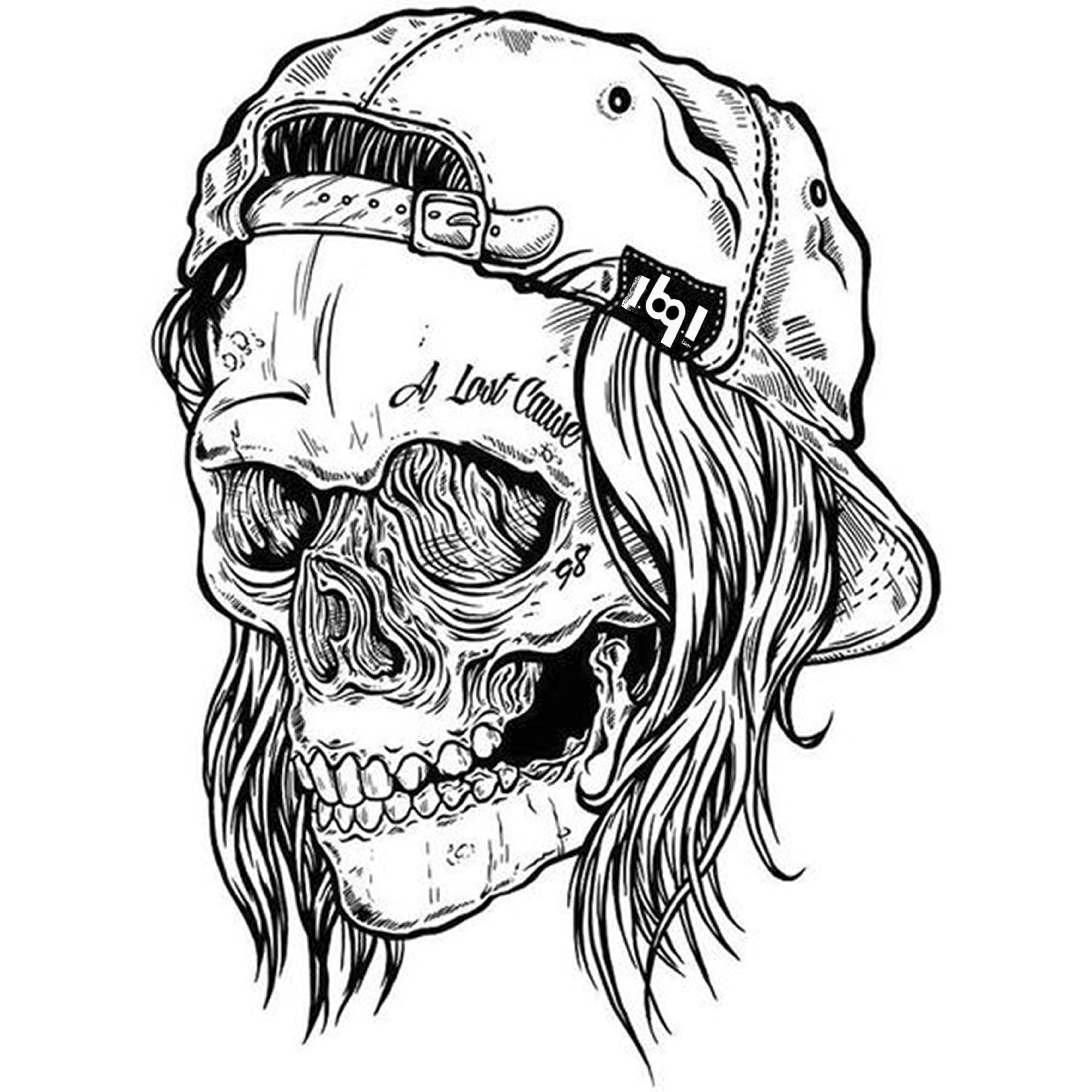 Zombie Mouth Drawing
