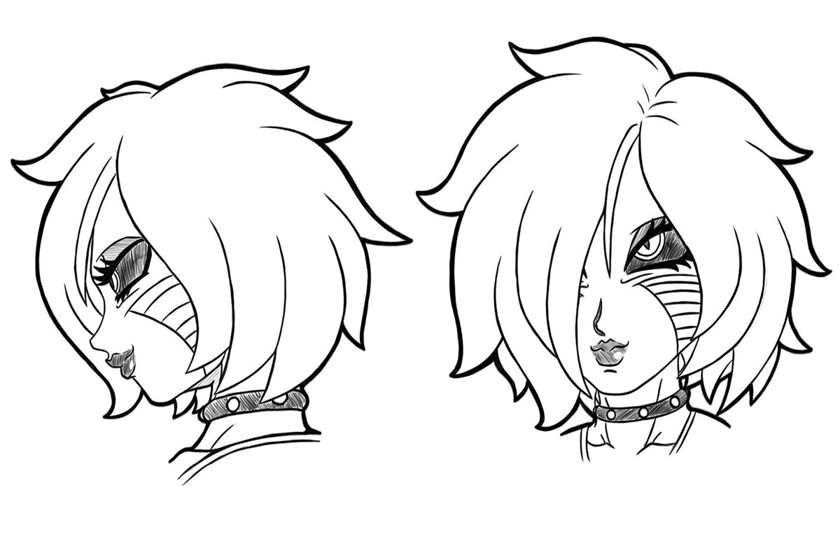 1200x793 Ghoastly On Twitter Lady Aka An Updated Headshot For An Old Oc