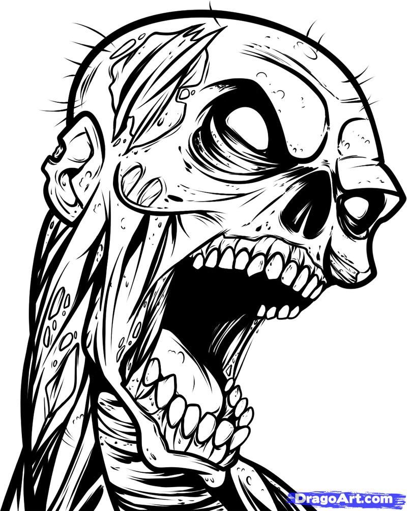 800x1004 zombie art inspiration in zombie drawings, zombie tattoos