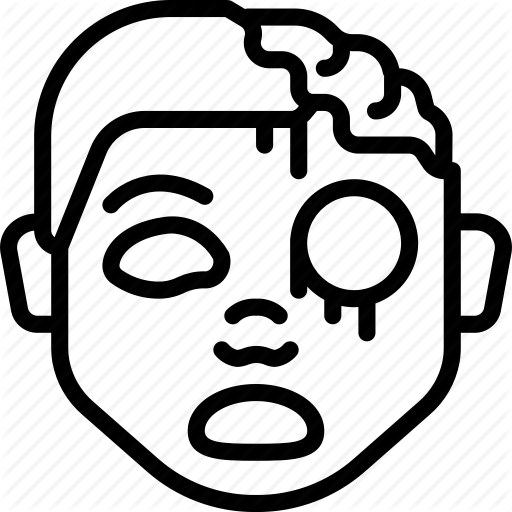 512x512 Creepy, Emojis, Halloween, Horror, Scary, Spooky, Zombie Icon