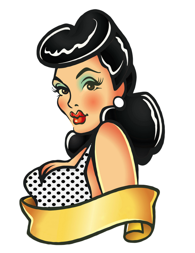 628x813 Pin Up Girls Tattoo Designs Pictures And Cliparts, Download Free