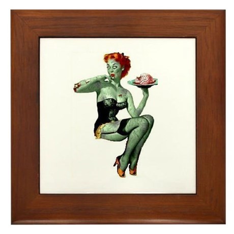 460x460 Zombie Pin Up Girl Wall Art