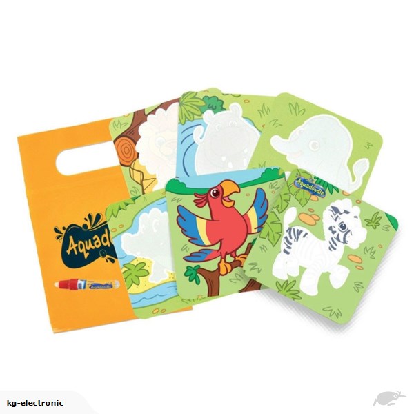 600x600 Tomy Aquadoodle Mini Mats Animals Zoo Water Drawing Colouring