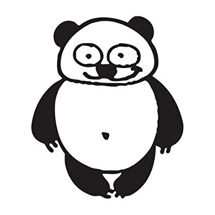 425x425 Panda Zoo Animal Drawing Doodle Design