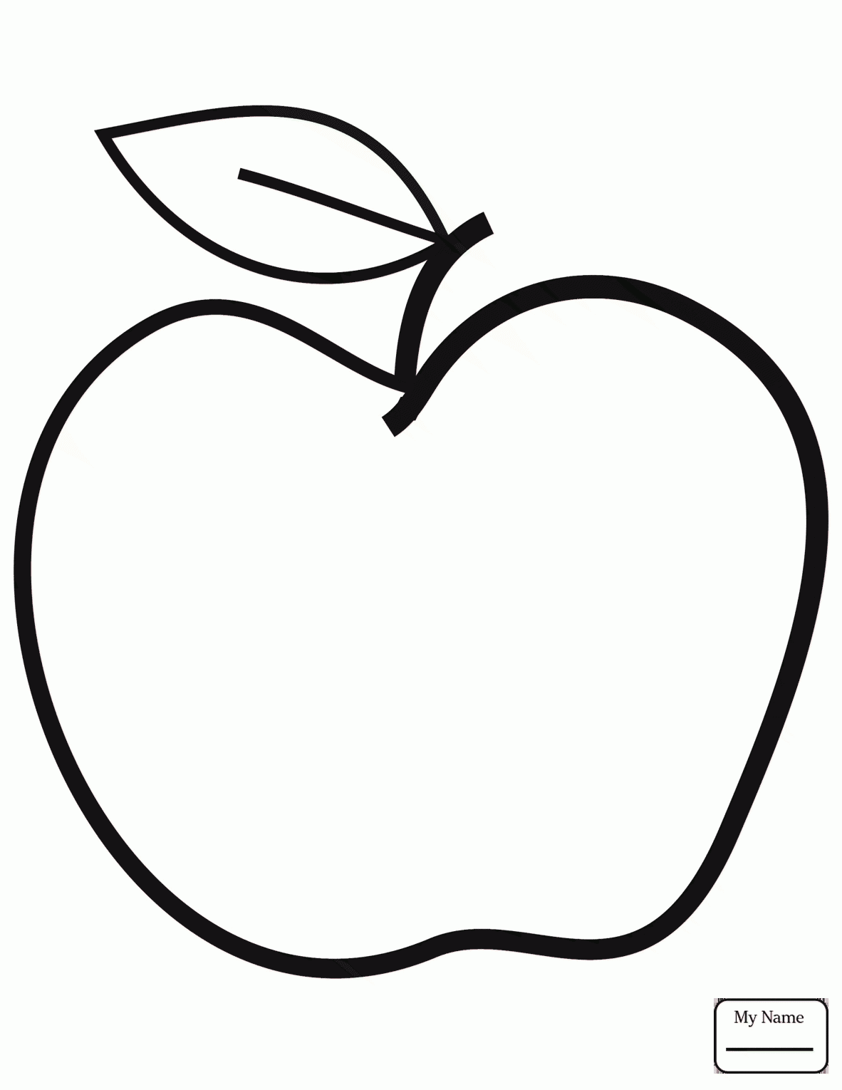 1182x1530 Half Apple Drawing