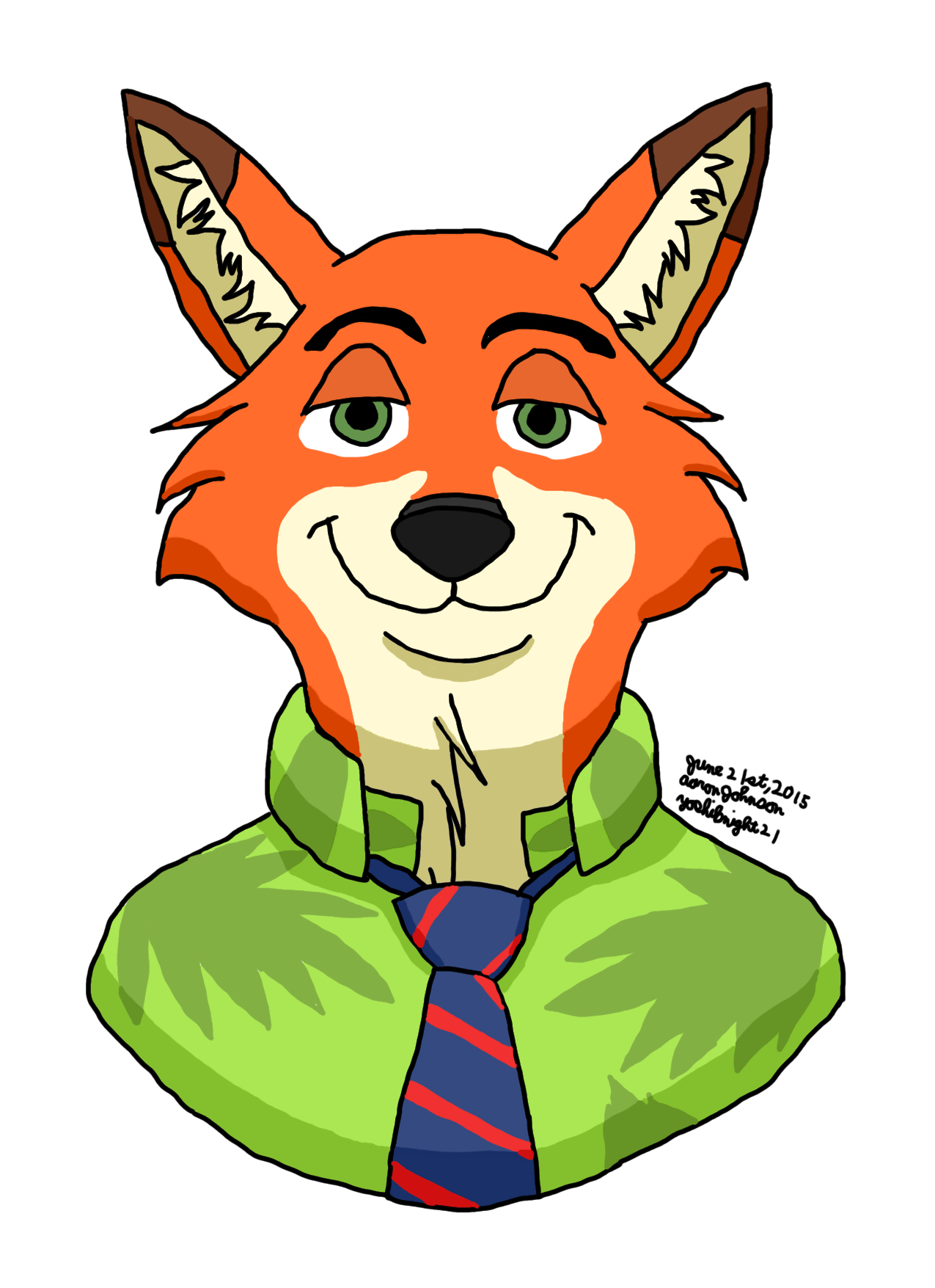 1275x1755 Nick Wilde