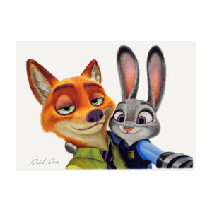 300x300 Zootopia Drawing