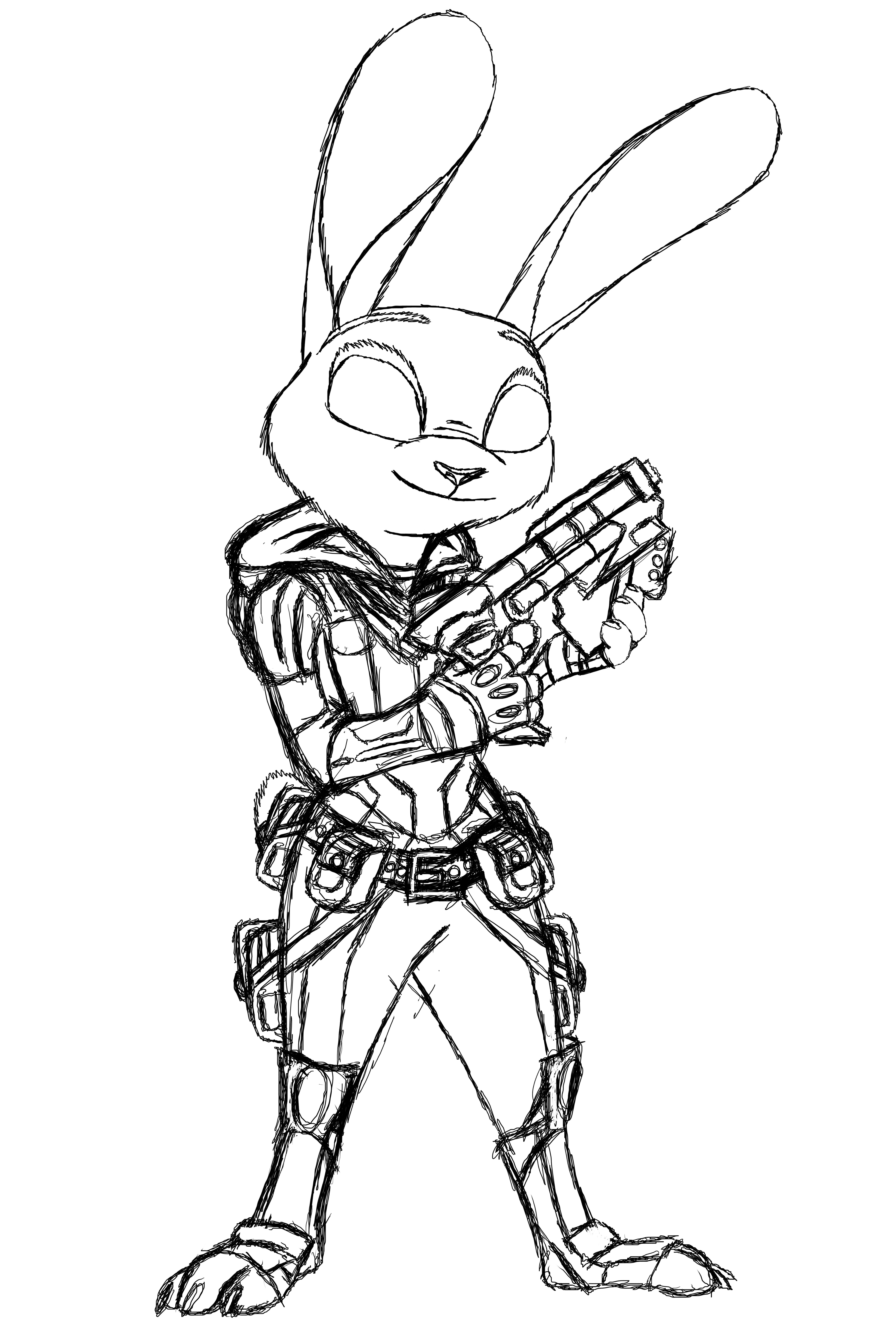 4791x7098 Zootopia Drawing Officer Nick Hopps For Free Download