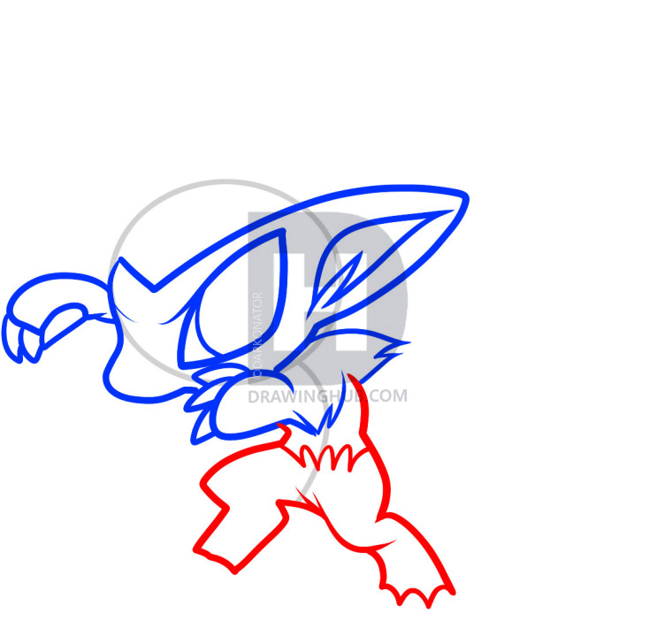 752x720 How To Draw Chibi Zoroark, Zoroark, Step