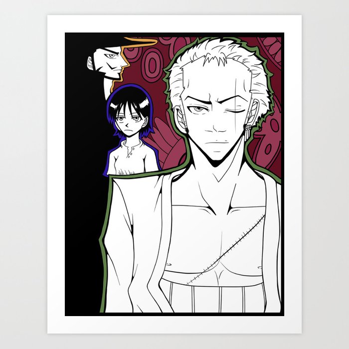 700x700 roronoa zoro art print