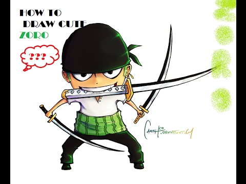 480x360 how to draw cute zoro!