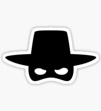 210x230 zorro drawing stickers redbubble