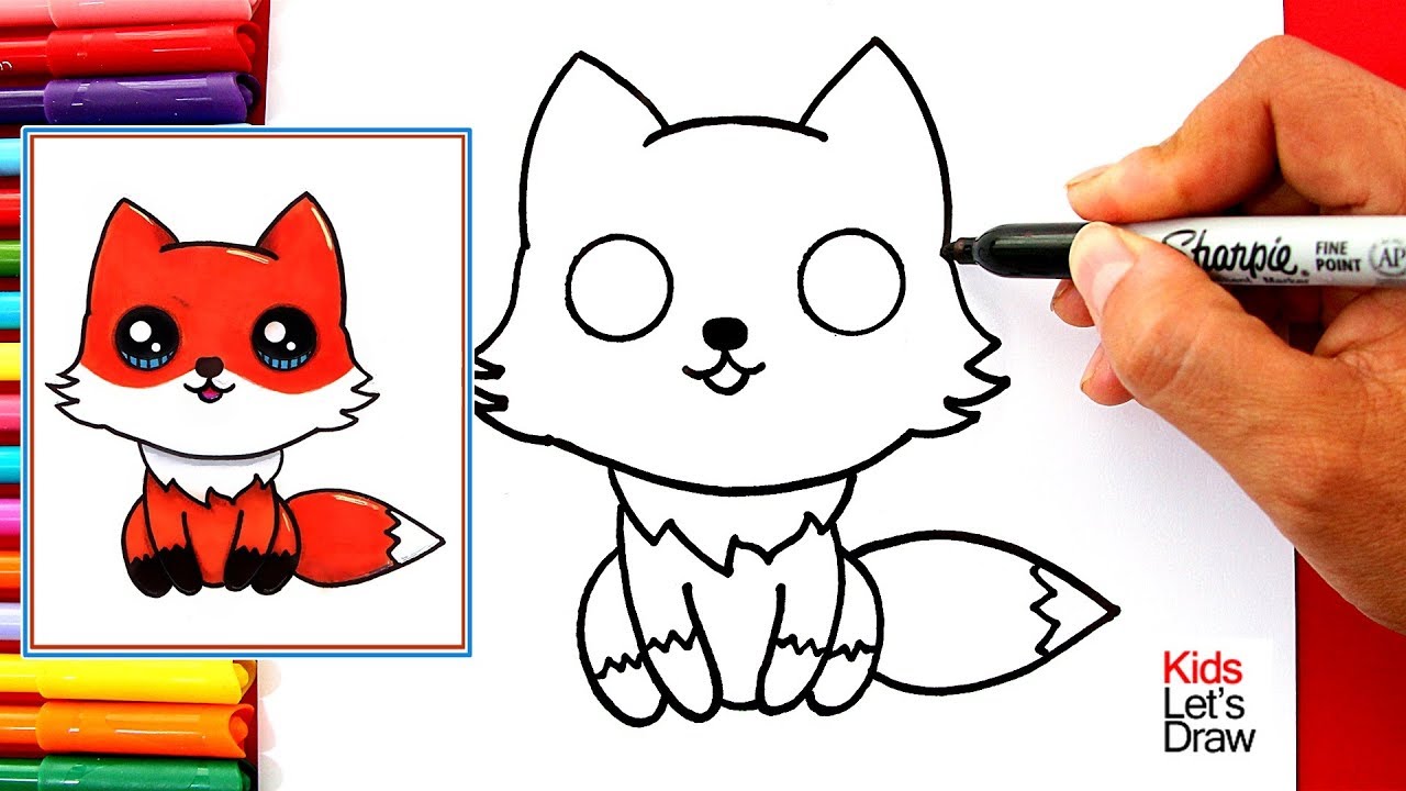 1280x720 aprende a dibujar un zorro kawaii how to draw a cute fox
