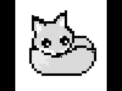 480x360 dibujo pixelado zorro