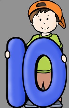 226x350 Big Kids With Numbers 0 To 10 Clip Art By Whimsy Workshop Teaching