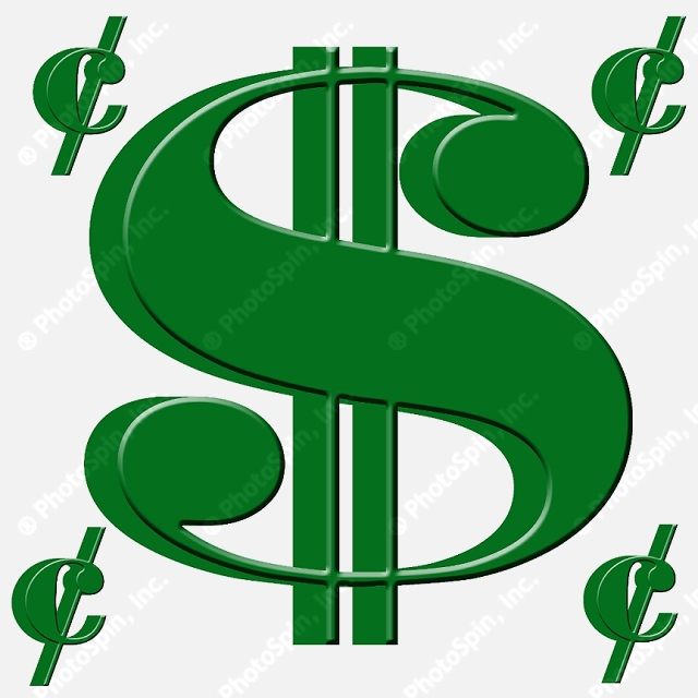 640x640 Cents Clipart