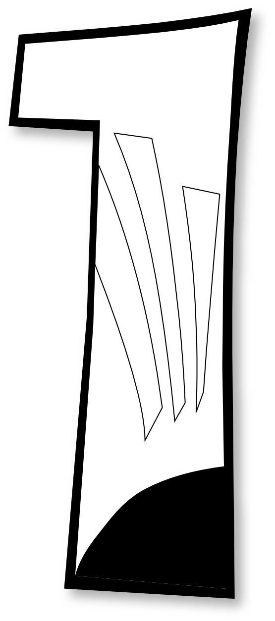 555x1254 Day Number 1 Clipart