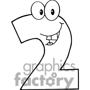300x300 Numbers 1 To 10 Clipart Black And White