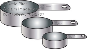 300x169 Art Illustration Of A Set Of Metal Measuring Cups