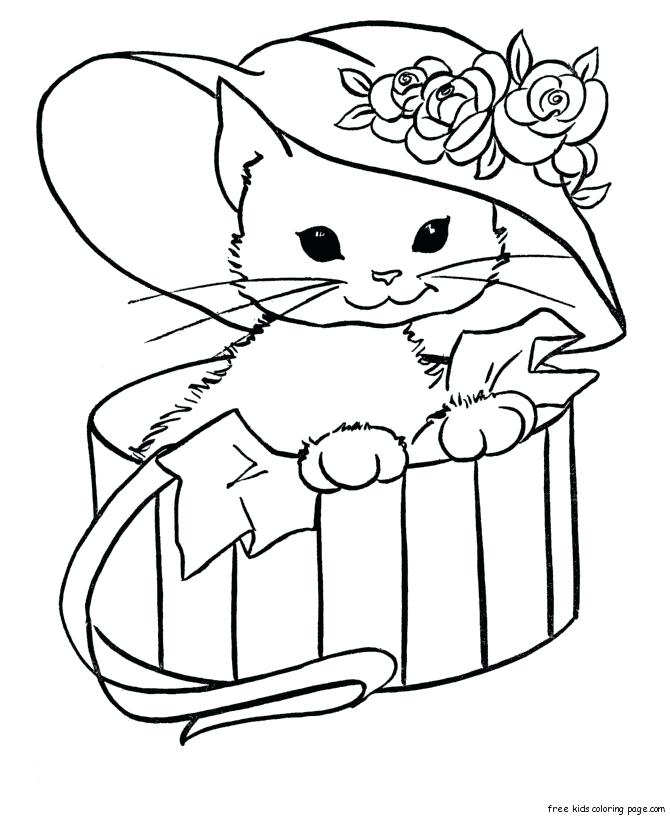 670x820 Cute Coloring Pages Animal 1