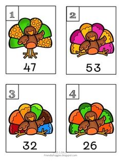 236x314 Thanksgiving Math Place Value Color By Number 100's Chart Mystery