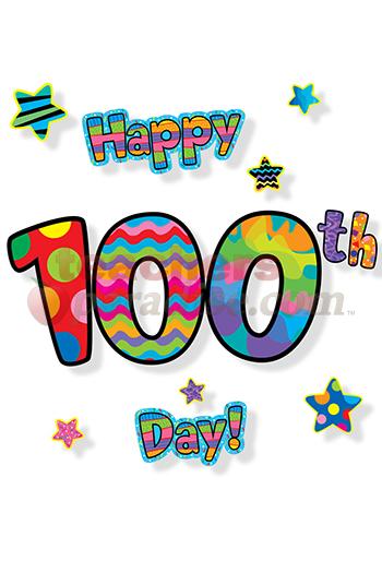 350x525 100th Day Of School Clipart