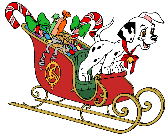 537x431 Spot On Santa's Sled Christmas Cartoons 101