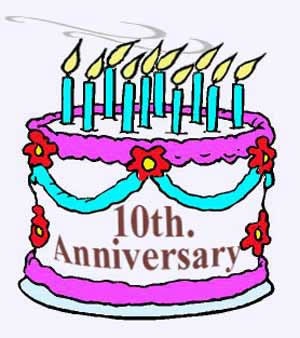 300x338 Happy 10th Anniversary Clipart 1973033