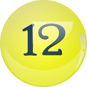 300x300 Yellow Lottery Ball